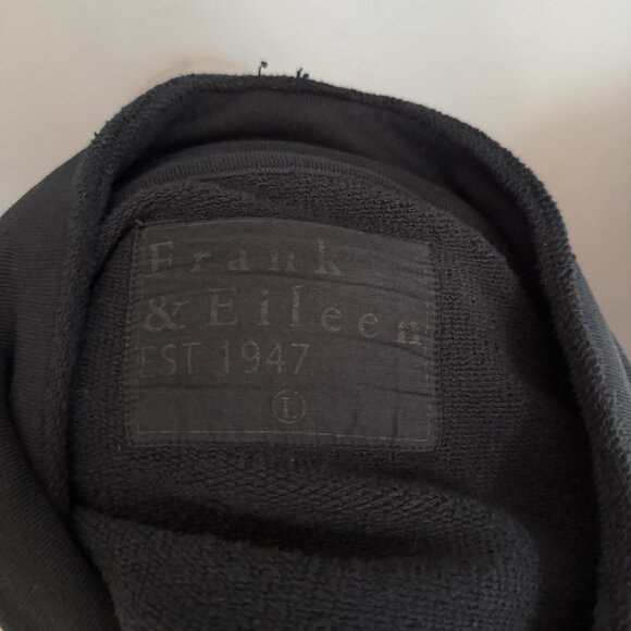 Frank & Eileen Mini Belfast Cropped Sweatshirt Peacoat Jacket Black - Picture 6 of 9